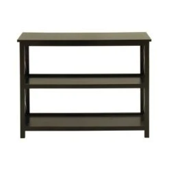 Wood 2 Shelf Console Table Green - Olivia & May 8 Wood 2 Shelf Console Table Green - Olivia & May -Console Tables Sales unnamed file 4295