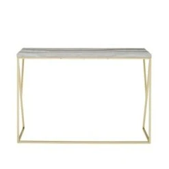 Geo Glam Modern Faux Marble Entry Table - Saracina Home White Faux Marble/black 10 Geo Glam Modern Faux Marble Entry Table - Saracina Home White Faux Marble/black -Console Tables Sales unnamed file 436