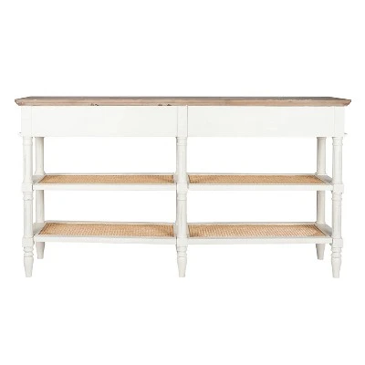 Bristol Console Table White/Natural - East at Main 7 Bristol Console Table White/Natural - East at Main - Image 5