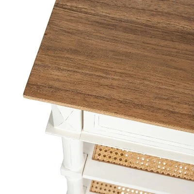 Bristol Console Table White/Natural - East at Main 8 Bristol Console Table White/Natural - East at Main - Image 6