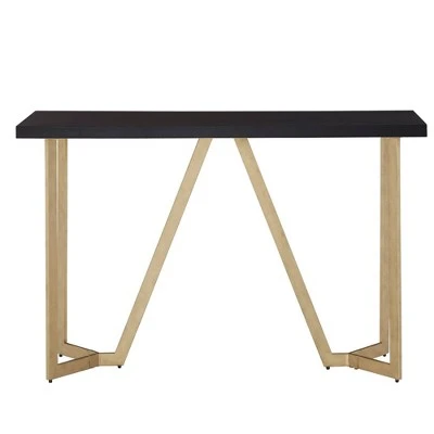 Karianne Metal Base Sofa Table Black/Gold - Inspire Q 5 Karianne Metal Base Sofa Table Black/Gold - Inspire Q - Image 3