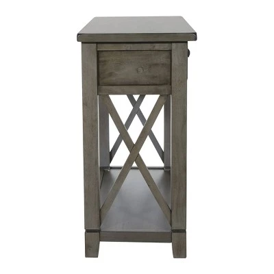 Hillsboro Foyer Table Gray Wash - OSP Home Furnishings 4 Hillsboro Foyer Table Gray Wash - OSP Home Furnishings - Image 2