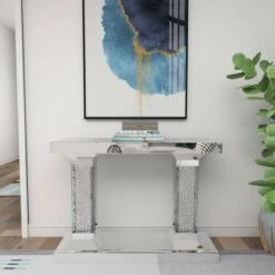 Olivia & May Glam Wood Console Table Clear - Olivia & May -Console Tables Sales unnamed file 4451