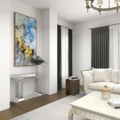 Olivia & May Glam Wood Console Table Clear - Olivia & May -Console Tables Sales unnamed file 4453