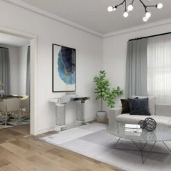 Olivia & May Glam Wood Console Table Clear - Olivia & May -Console Tables Sales unnamed file 4456