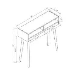 Carex Console Table Walnut Oak - miBasics 11 Carex Console Table Walnut Oak - miBasics -Console Tables Sales unnamed file 4504