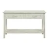 Highland Coast 2 Drawer Console Table White Rub - Treasure Trove Accents -Console Tables Sales unnamed file 4513