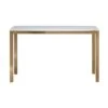 Gloria Marble Top Console Table Avalon Gold - Treasure Trove Accents