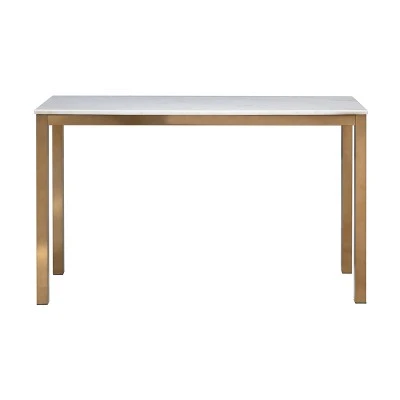 Gloria Marble Top Console Table Avalon Gold - Treasure Trove Accents 3 Gloria Marble Top Console Table Avalon Gold - Treasure Trove Accents