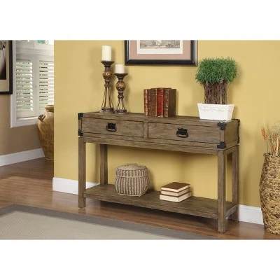Cumberland 2 Drawer Console Table Brown - Treasure Trove Accents 5 Cumberland 2 Drawer Console Table Brown - Treasure Trove Accents - Image 3