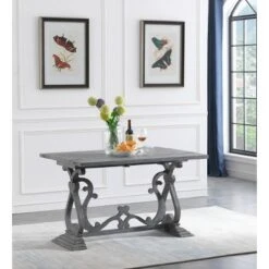 Gramercy Flip Top Console Gray - Treasure Trove Accents -Console Tables Sales unnamed file 4560