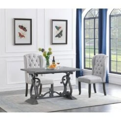 Gramercy Flip Top Console Gray - Treasure Trove Accents -Console Tables Sales unnamed file 4562