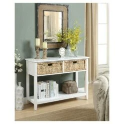 Console Table White - Acme Furniture