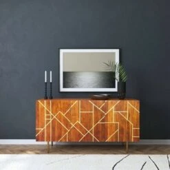 Remer Console Brown - Powell Company