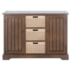 Landers 2 Drawers and 3 Baskets Console Table - Safavieh Sand -Console Tables Sales unnamed file 468