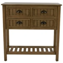 Decor Therapy Bailey Bead Board 4 Drawer Console Table - Décor Therapy Red -Console Tables Sales unnamed file 4688