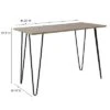 Oak Console Table Brown - Riverstone Furniture -Console Tables Sales unnamed file 4717