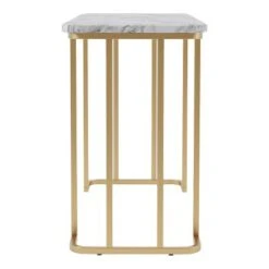 Trillick Faux Marble Top Sofa Table - miBasics Gold/black -Console Tables Sales unnamed file 4725