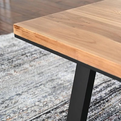 51" Lucas Wood Console Table Light Brown - Abbyson Living 4 51" Lucas Wood Console Table Light Brown - Abbyson Living - Image 2