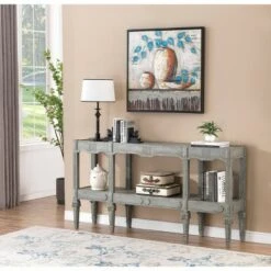 Victoria Console Table Gray - Treasure Trove Accents 8 Victoria Console Table Gray - Treasure Trove Accents -Console Tables Sales unnamed file 4760