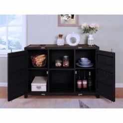 Murka 2 Open Shelf Console Table - miBasics Gunmetal Powder Coating -Console Tables Sales unnamed file 4769