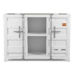 Murka 2 Open Shelf Console Table - miBasics Gunmetal Powder Coating -Console Tables Sales unnamed file 4774