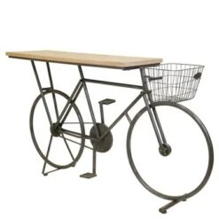 Bicycle Console Table - Sagebrook Home Red