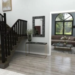 Olivia & May Eclectic Wood Console Table Gold - Olivia & May -Console Tables Sales unnamed file 4806