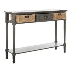 Caguas Console Table with Baskets Gray - Safavieh -Console Tables Sales unnamed file 483