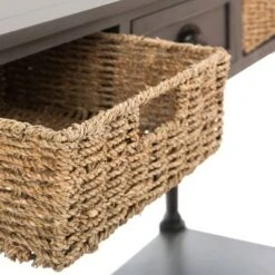 Caguas Console Table with Baskets Gray - Safavieh -Console Tables Sales unnamed file 485