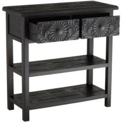 55 Downing Street Country Cottage Wood Console Table 31 1/2" x 13 3/4" with Drawer Black for Living Room Bedroom Bedside Entryway 13 55 Downing Street Country Cottage Wood Console Table 31 1/2" x 13 3/4" with Drawer Black for Living Room Bedroom Bedside Entryway -Console Tables Sales unnamed file 4861