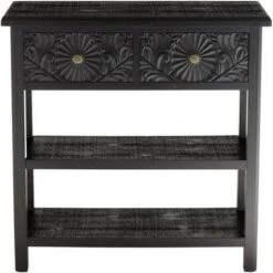55 Downing Street Country Cottage Wood Console Table 31 1/2" x 13 3/4" with Drawer Black for Living Room Bedroom Bedside Entryway 14 55 Downing Street Country Cottage Wood Console Table 31 1/2" x 13 3/4" with Drawer Black for Living Room Bedroom Bedside Entryway -Console Tables Sales unnamed file 4862