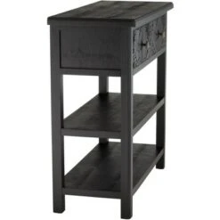 55 Downing Street Country Cottage Wood Console Table 31 1/2" x 13 3/4" with Drawer Black for Living Room Bedroom Bedside Entryway 15 55 Downing Street Country Cottage Wood Console Table 31 1/2" x 13 3/4" with Drawer Black for Living Room Bedroom Bedside Entryway -Console Tables Sales unnamed file 4863
