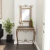 Olivia & May Set of 2 Traditional Iron Console Tables with Mirror Bronze - Olivia & May 1 Olivia & May Set of 2 Traditional Iron Console Tables with Mirror Bronze - Olivia & May -Console Tables Sales unnamed file 4864
