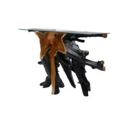 Olivia & May Contemporary Teak Wood Console Table Gold - Olivia & May 29 Olivia & May Contemporary Teak Wood Console Table Gold - Olivia & May -Console Tables Sales unnamed file 4888