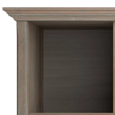 Halifax 8 Cube Storage Sofa Table - Wyndenhall Distressed Gray 4 Halifax 8 Cube Storage Sofa Table - Wyndenhall Distressed Gray - Image 2