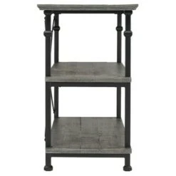 Ronay Rustic Industrial Console Table - Inspire Q® Brown -Console Tables Sales unnamed file 4944