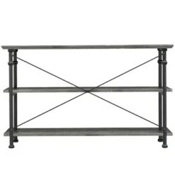 Ronay Rustic Industrial Console Table - Inspire Q® Brown -Console Tables Sales unnamed file 4945