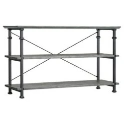 Ronay Rustic Industrial Console Table - Inspire Q® Brown -Console Tables Sales unnamed file 4949
