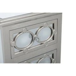 Olivia & May Set of 3 Glam Mirrored Wood Console Tables Silver - Olivia & May -Console Tables Sales unnamed file 4952