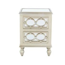 Olivia & May Set of 3 Glam Mirrored Wood Console Tables Silver - Olivia & May -Console Tables Sales unnamed file 4959