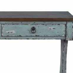 Distressed Two-Tone Entryway Console Table River Blue - HomeFare -Console Tables Sales unnamed file 4973