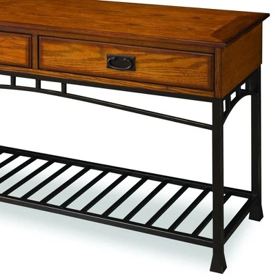 Home Styles Modern Craftsman Console Table Brown - Homestyles 4 Home Styles Modern Craftsman Console Table Brown - Homestyles - Image 2