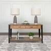 57" Cameron Wood Console Table Light Brown - Abbyson Living