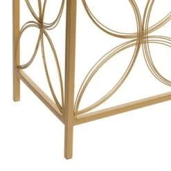 Olivia & May Contemporary Metal Console Table Gold - Olivia & May -Console Tables Sales unnamed file 4988