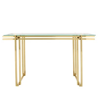 Stainless Steel Console Table - Sagebrook Home Silver 5 Stainless Steel Console Table - Sagebrook Home Silver - Image 3