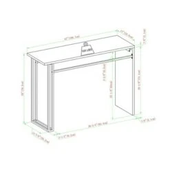 Taki Modern Asymmetrical Waterfall Entry Table - Saracina Home Faux White Marble -Console Tables Sales unnamed file 5032