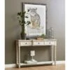 3 Drawer Entryway Console Table White - HomeFare