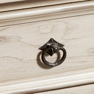 3 Drawer Entryway Console Table White - HomeFare 7 3 Drawer Entryway Console Table White - HomeFare - Image 5