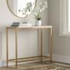 Greenwich Narrow Marble Top Console Brass - Threshold™ -Console Tables Sales unnamed file 507